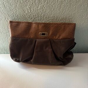 Elegant Brown Clutch Bag